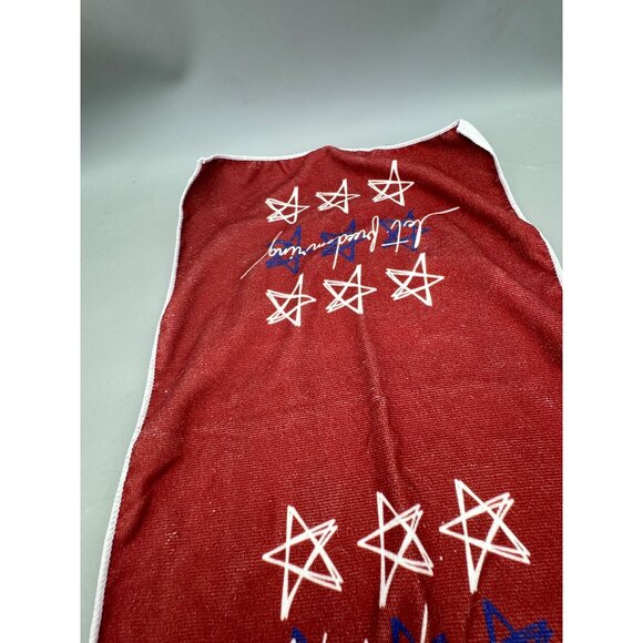 Patriotic Red White & Blue "Let Freedom Ring" Star Microfiber Towel Used READ - Picture 3 of 7